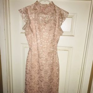 Light Pink Lace Dress